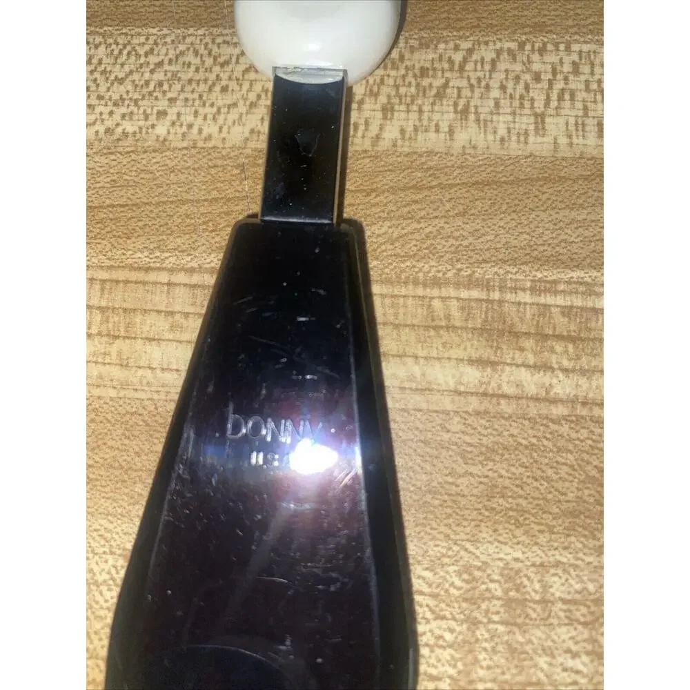 Vintage MCM Black Blade White Handle Serving Knife - Bonny USA